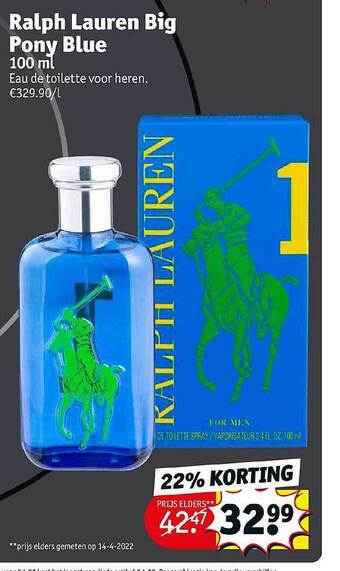 Kruidvat Ralph Lauren Big Pony Blue aanbieding
