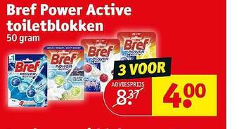 Kruidvat Bref Power Active Toiletblokken aanbieding
