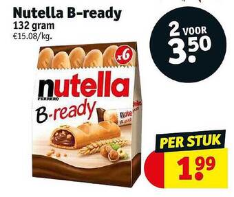 Kruidvat Nutella B-ready aanbieding