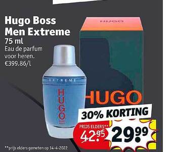 Kruidvat Hugo Boss Men Extreme aanbieding