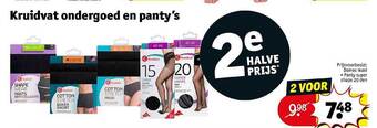 Kruidvat Kruidvat Ondergoed En Panty's aanbieding
