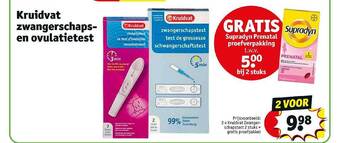 Kruidvat Kruidvat Zwangerschaps- En Ovulatietest aanbieding