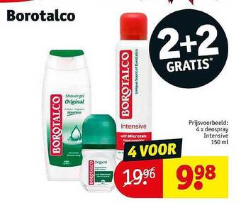 Kruidvat Borotalco aanbieding