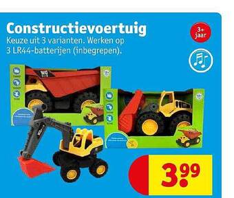 Kruidvat Constructievoertuig aanbieding
