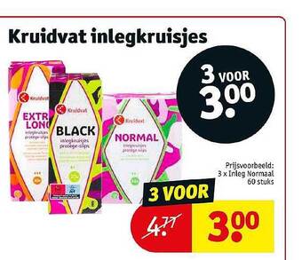 Kruidvat Kruidvat Inlegkruisjes aanbieding