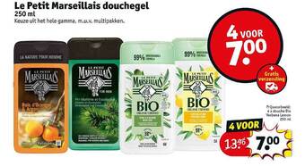 Kruidvat Le Petit Marseillais Douchegel aanbieding
