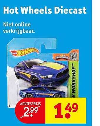 Kruidvat Hot Wheels Diecast aanbieding