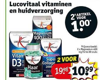 Kruidvat Lucovitaal Vitaminen En Huidverzorging aanbieding