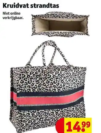 Kruidvat Kruidvat Strandtas aanbieding