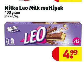 Kruidvat Milka Leo Milk Multipak aanbieding
