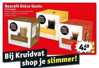 Kruidvat Nescafé Dolce Gusto aanbieding
