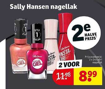 Kruidvat Sally Hansen Nagellak aanbieding