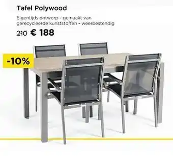 Tafel polywood