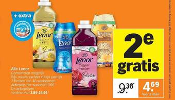 Albert Heijn Alle Lenor aanbieding
