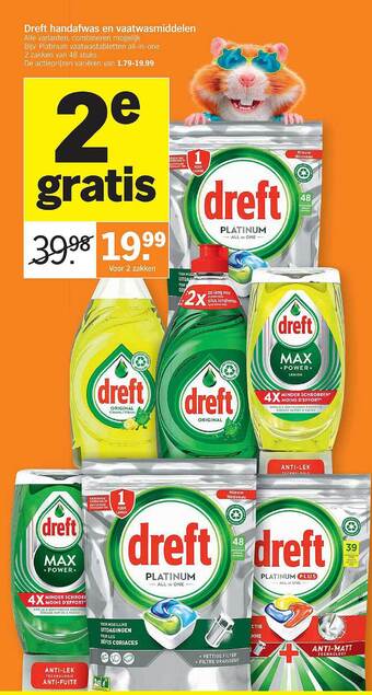 Albert Heijn Dreft Handafwas En Vaatwasmiddelen aanbieding