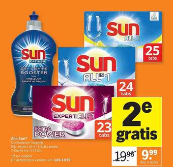 Albert Heijn Alle Sun aanbieding