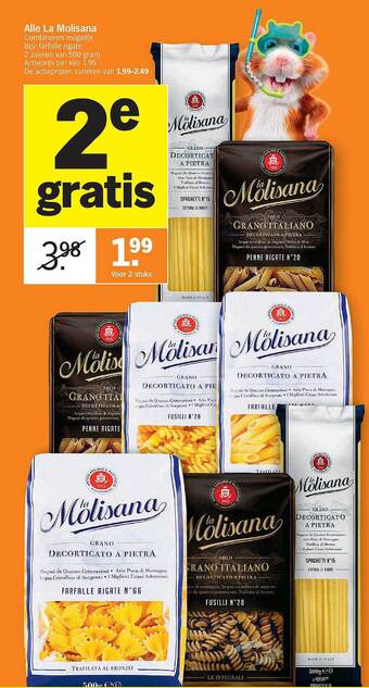 Albert Heijn Alle La Molisana aanbieding