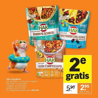 Albert Heijn Hak Stazakken aanbieding