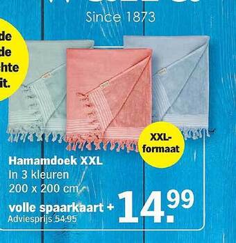 Albert Heijn Hamamdoek Xxl aanbieding