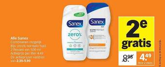 Albert Heijn Alle Sanex aanbieding