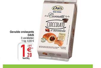 Cora Gevulde Croissants Dais aanbieding
