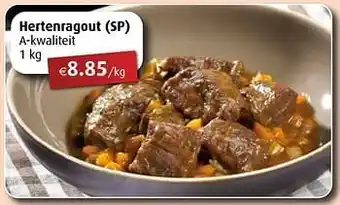 Hertenragout sp A-kwaliteit 1kg