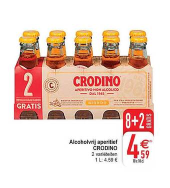 Alcoholvrij Aperitief Crodino