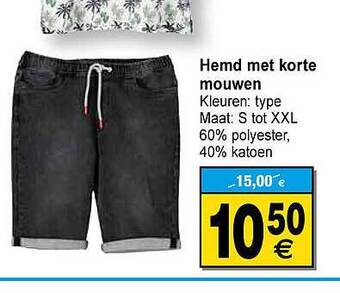 Cora Hemd Met Korte Mouwen aanbieding