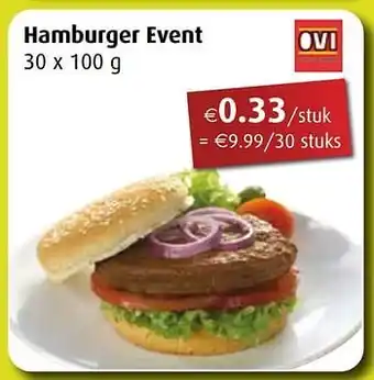 Hamburger event 30x100g