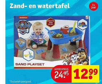 Kruidvat Zand- En Watertafel aanbieding