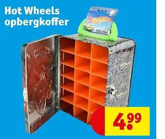 Kruidvat Hot Wheels Opbergkoffer aanbieding