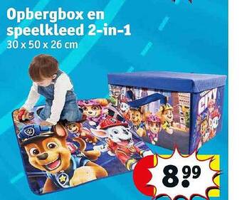 Opbergbox En Speelkleed 2-in-1