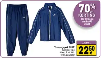 Cora Nike Trainingspak S tot XXL aanbieding