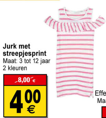 Cora Jurk met Streepjesprint aanbieding