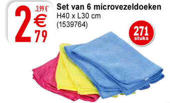 Set van 6 Microvezeldoeken