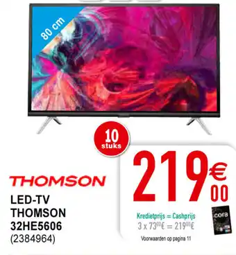 Cora Thomson LED-TV 32HE5606 aanbieding