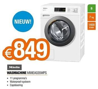 Miele wasmachine miwea035wps