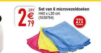 Set Van 6 Microvezeldoeken