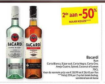 Intermarché Bacardi aanbieding