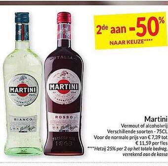 Intermarché Martini aanbieding