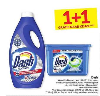 Intermarché Dash aanbieding