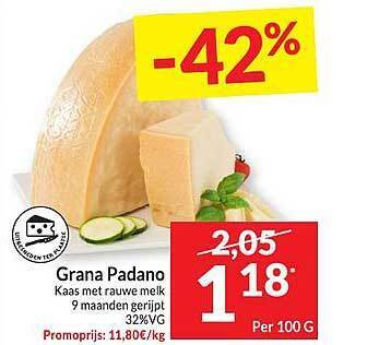 Intermarché Grana Padano aanbieding