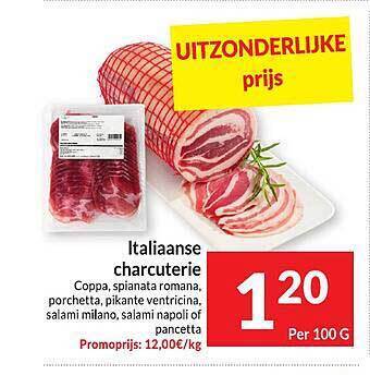 Intermarché Italiaanse Charcuterie aanbieding
