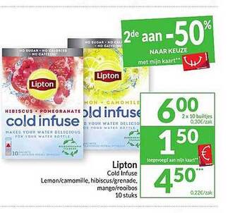 Intermarché Lipton aanbieding
