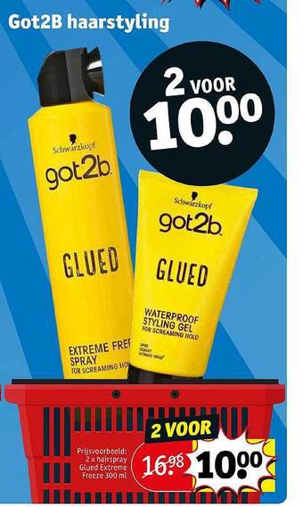 Kruidvat Got2b Haarstyling aanbieding