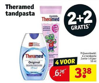 Kruidvat Theramed Tandpasta aanbieding
