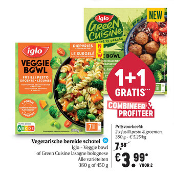 Delhaize Vegetarische bereide schotel aanbieding