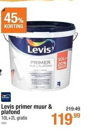 Cevo Levis Primer Muur & Plafond aanbieding