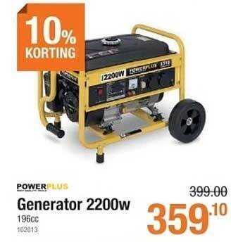 Cevo Power Plus Genetor 2200w aanbieding