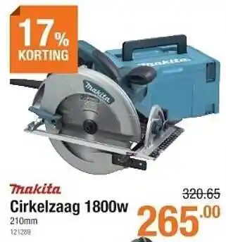 Makita Cirkelzaag 1800w